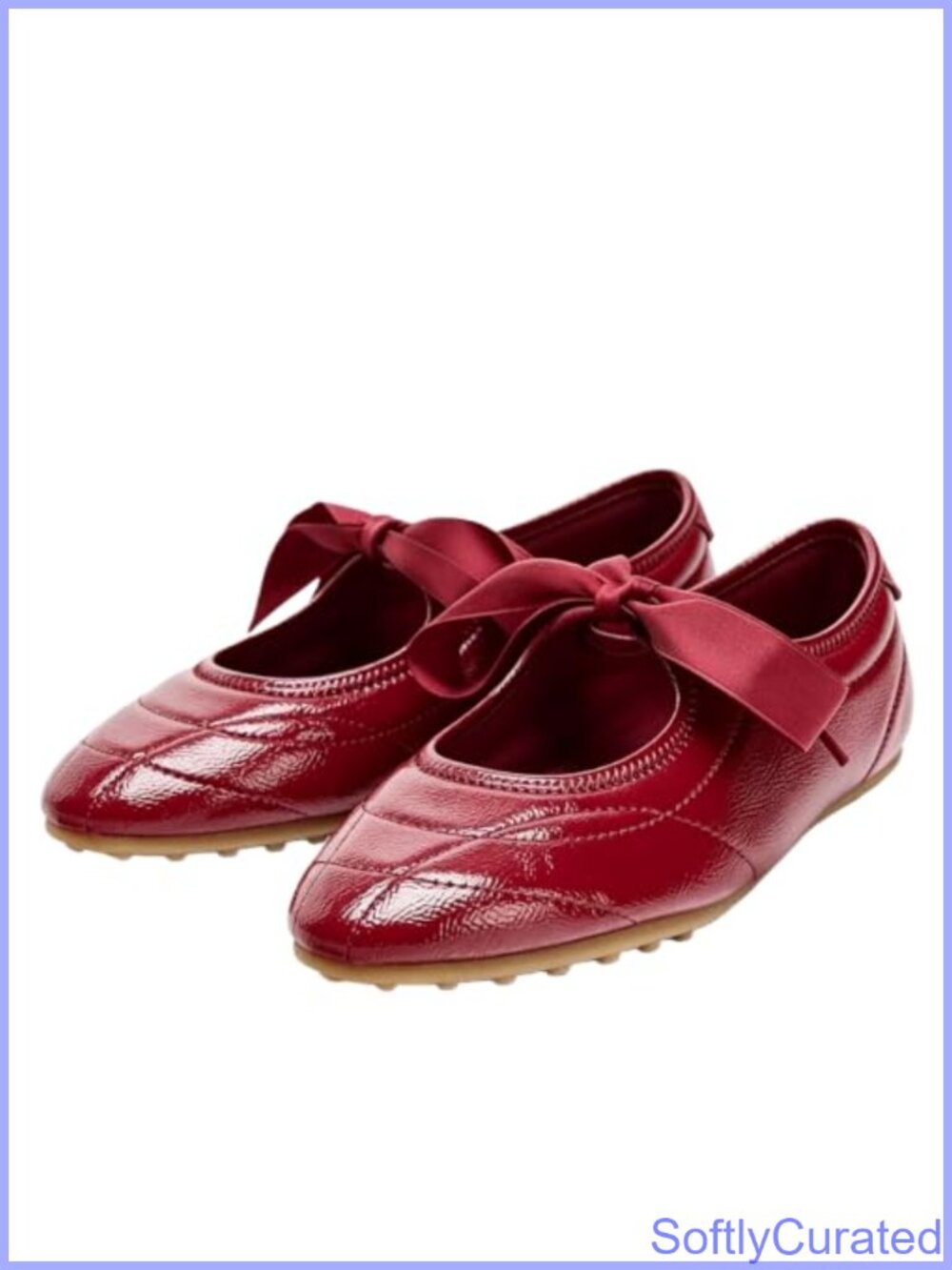 Women's Casual Lace Up Ballet Flats Round Toe Ballerina Shoes
